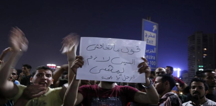The release of more than 400 people who participated in demonstrations against the Egyptian government in September