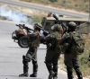 Choking injuries during clashes at the northern entrance to the city of Al-Bireh