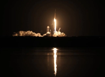 Launch of the &quot;Sentinel 6&quot; Earth observation satellite into space