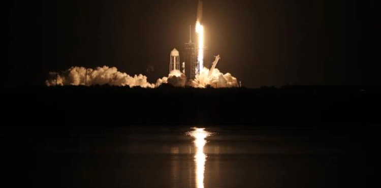 Launch of the &quot;Sentinel 6&quot; Earth observation satellite into space