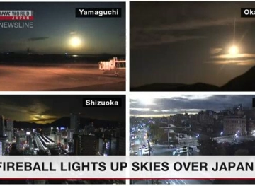 A fireball in the sky occupies social networks in Japan