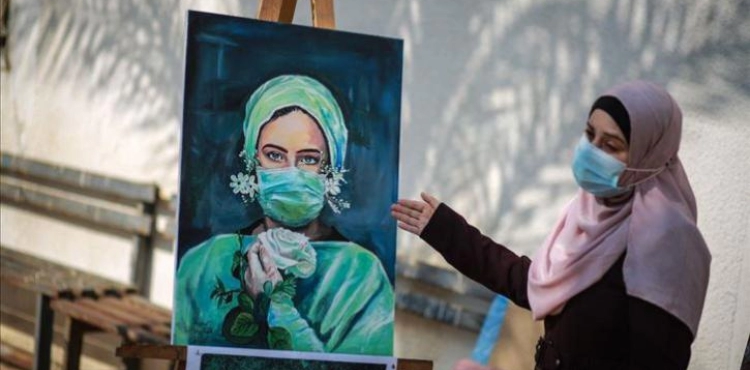 Gaza: 5 deaths and 584 cases of corona