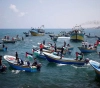 A number of citizens injured in the Gaza naval march
