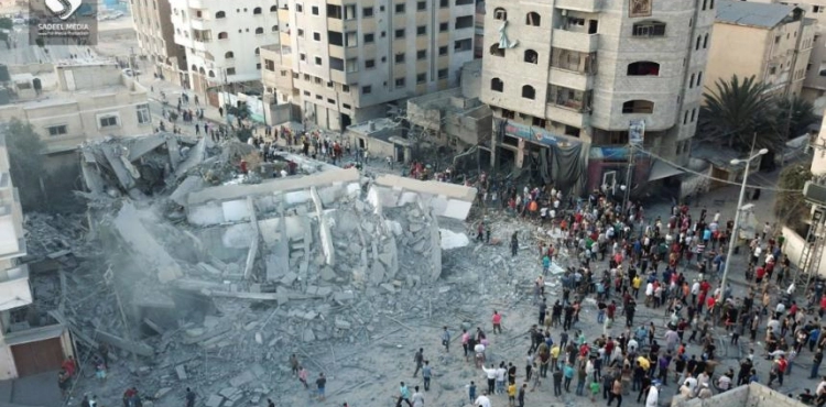 18 injured by journalist and destruction of cultural institution in renewed Israeli aggression on Gaza