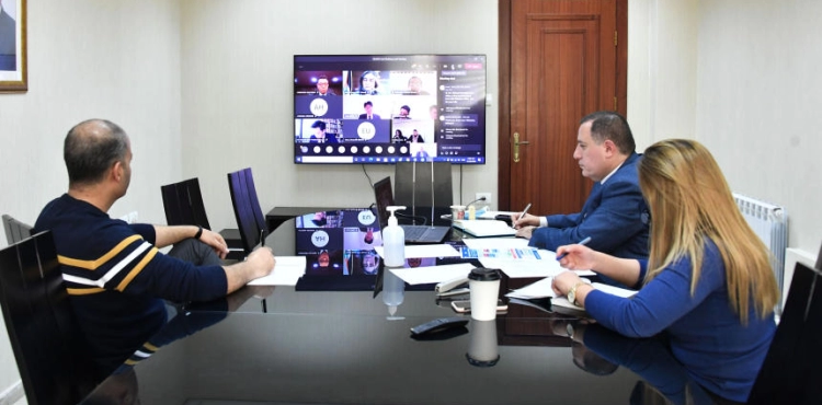 Representatives of &quot;CEPAD&quot; countries discuss the group&acute;s plans to support Palestine in light of Corona