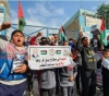 Gaza: A protest stand against UNRWA cuts
