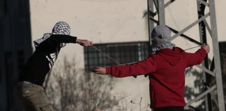Suffocation injuries during clashes with the occupation army in Kafr Qaddum East