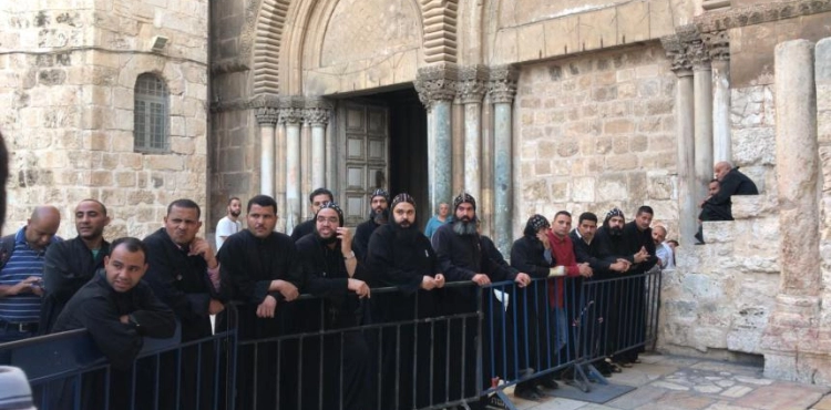 Jerusalem: The arrest of a monk and the repression of a protest against the Copts