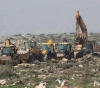 Land leveling and uprooting of 2,500 olive seedlings in Deir Ballut and 150 in Jalud