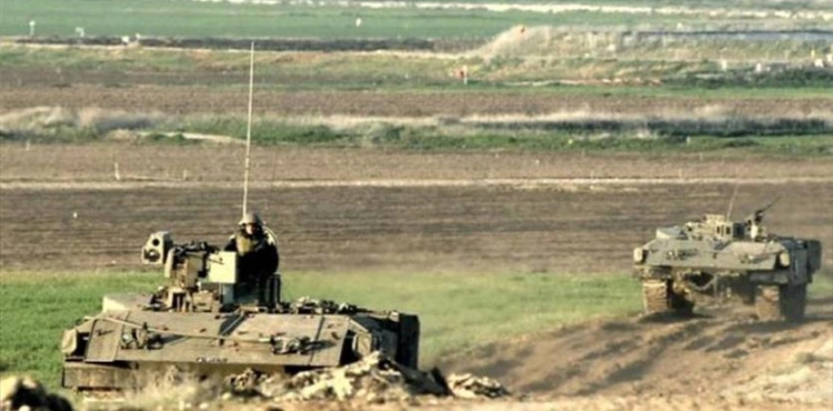 An Israeli incursion and shooting at the Gaza border