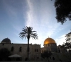 The occupation police stopped restoration work on the Dome of the Rock