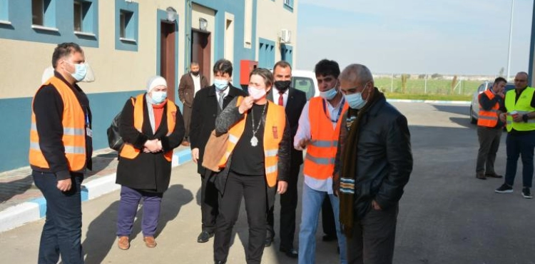 U.N. DELEGATION VISITS SOFA SEWAGE TREATMENT PLANT IN SOUTHERN GAZA STRIP