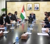 A Qatari pledge to provide 60 million dollars and a European to provide 20 million euros for the construction of gas lines