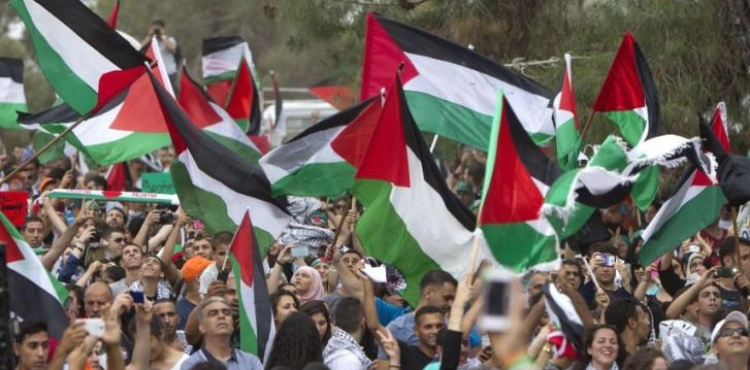 The inside Palestinians are preparing for a rally against the racial &quot;law of nationalism&quot;.