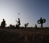 Clashes hit Gaza border, Egyptian delegation visits tents