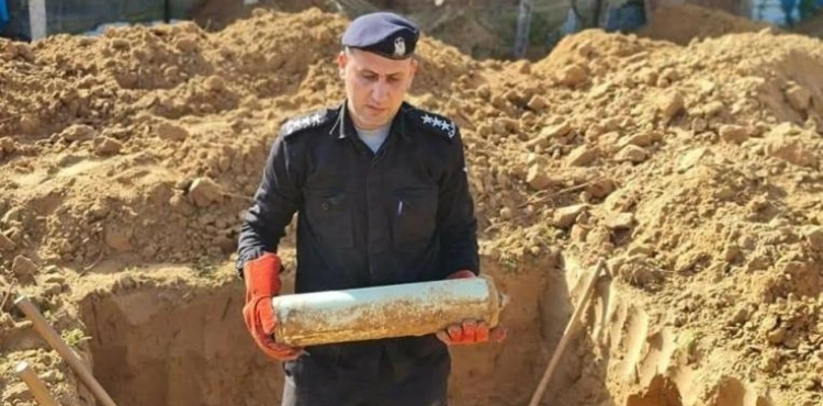 An Israeli phosphorous shell was found in Gaza