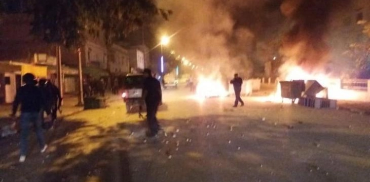 Suffocation injuries, after the occupation forces stormed the town of Burin, south of Nablus