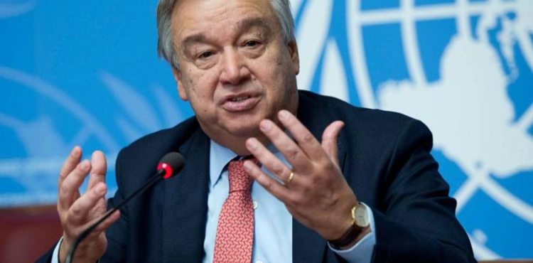 Guterres warns of the dangers of starving &quot;millions&quot; in the world