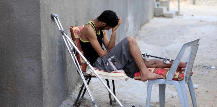 Gaza: Demands to grant the wounded their rights