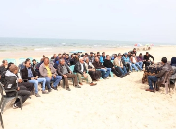 Gaza fishermen are calling for an increase in the fishing area