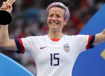 Biden and soccer star Rapinoe team up to equal pay