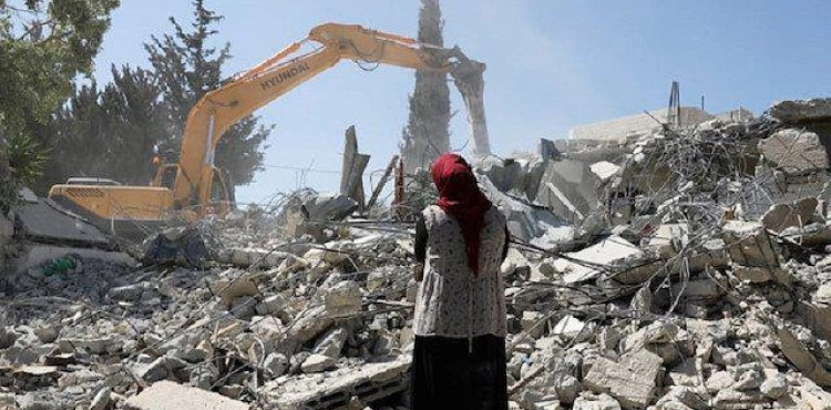 Center: The occupation demolished more than 170,000 Palestinian homes