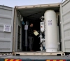 3 oxygen production plants arrive in Gaza