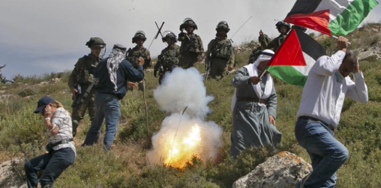 Injuries during the occupation&acute;s suppression of two marches in Beit Dajan and Kafr Qaddum