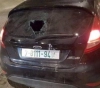 Settlers attack a citizen&acute;s vehicle near Burin, south of Nablus