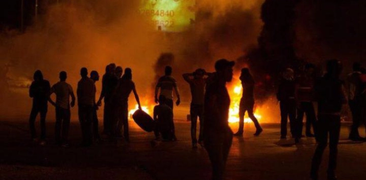 Jenin: Clashes with the occupation forces at the Jalameh checkpoint