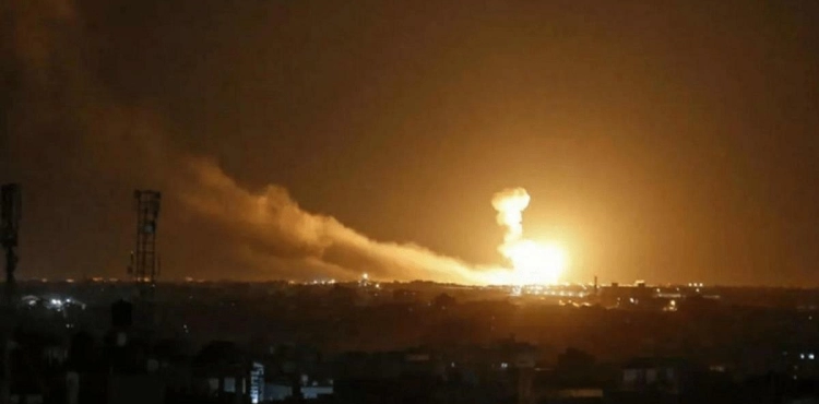 Missile bombing of a gas field in northern Iraq