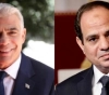 Sisi calls on Lapid to take immediate steps to improve the living situation in Gaza