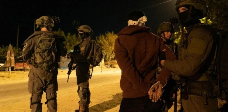 The occupation arrests 3 citizens of the West Bank