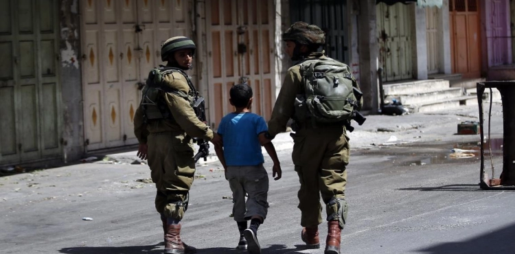 The occupation arrests three children from Aida refugee camp, north of Bethlehem