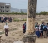 Settlers storm an archaeological area in Wadi Al-Fara&acute;