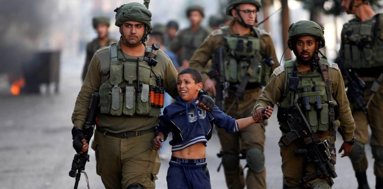 The occupation kidnaps two children from Aida refugee camp, north of Bethlehem