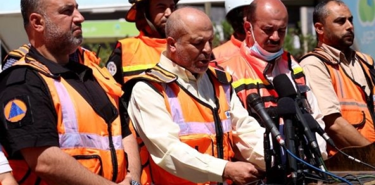 Gaza Civil Defense: The Israeli aggression caused enormous damage to the infrastructure