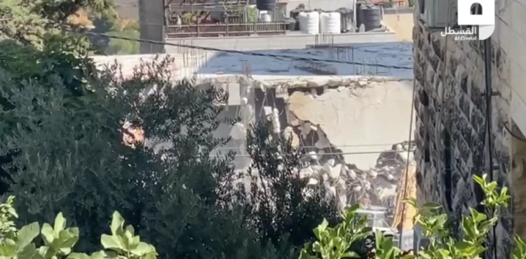 The occupation demolishes a school in Anata, occupied Jerusalem