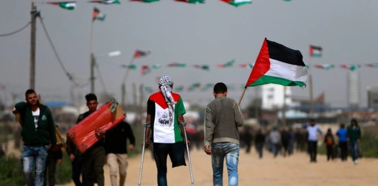 The events of the millions of land and return to the east of the Gaza Strip now
