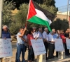 Continuing demonstrations in the occupied territories rejecting the &quot;law of nationalism&quot;