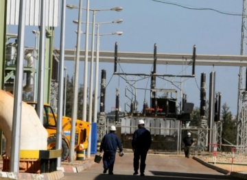A Generator shut down at Gaza power station