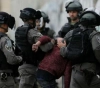 The arrest of a boy after being attacked in Silwan