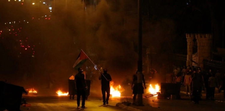 Clashes erupt with the occupation in Husan, west of Bethlehem