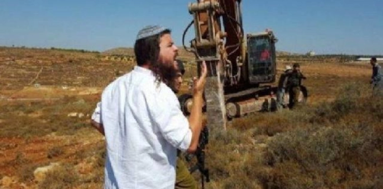 Settlers bulldoze lands in the northern Jordan Valley
