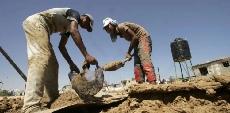 Gaza: 3000 workers without work as a result of the bombing of economic facilities