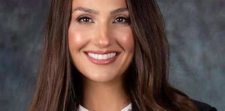Evona Abraham, the first American female judge of Palestinian origin