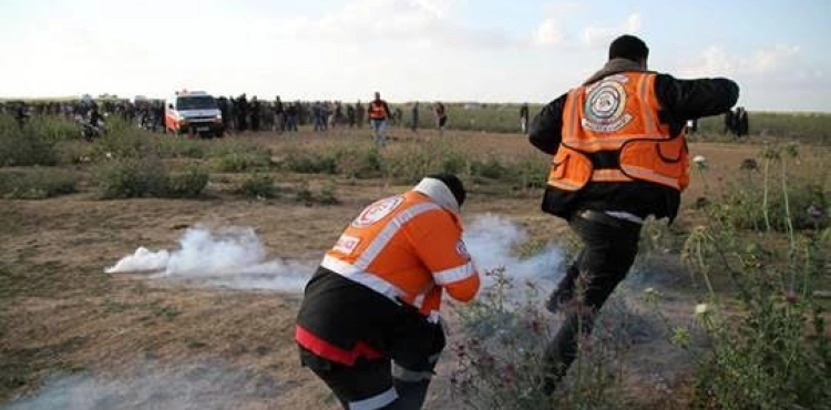 Human Rights Center issues report on targeting of medical personnel in return marches