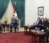 The President receives the Japanese envoy for the Middle East peace process