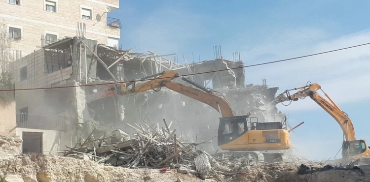 The European Union calls for a halt to demolitions in the occupied Palestinian territories