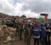 3 civilians were injured during the suppression of a march rejecting settlements in Beit Dajan